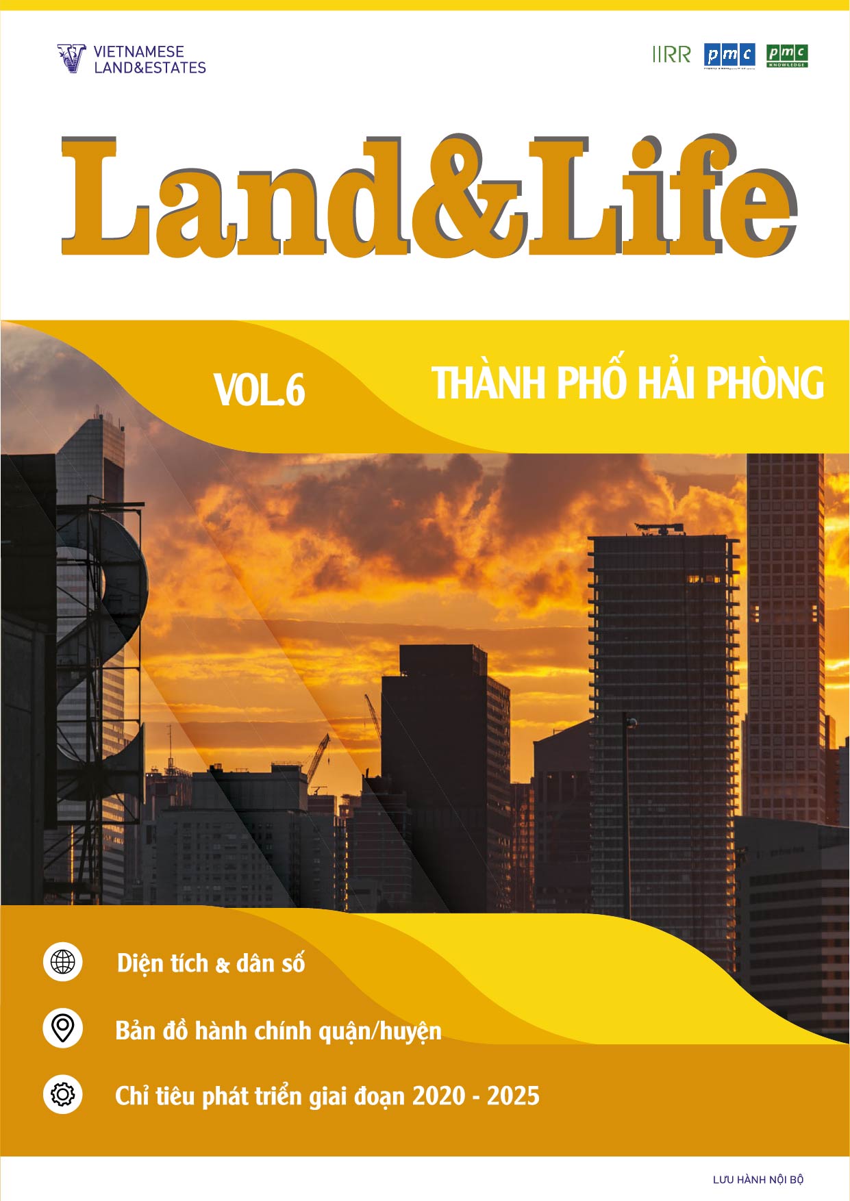 Land & Life Magazine | Vol.6 – Chủ đề: Hải Phòng – Bản đồ hành chính quận/huyện & chỉ tiêu KTXH