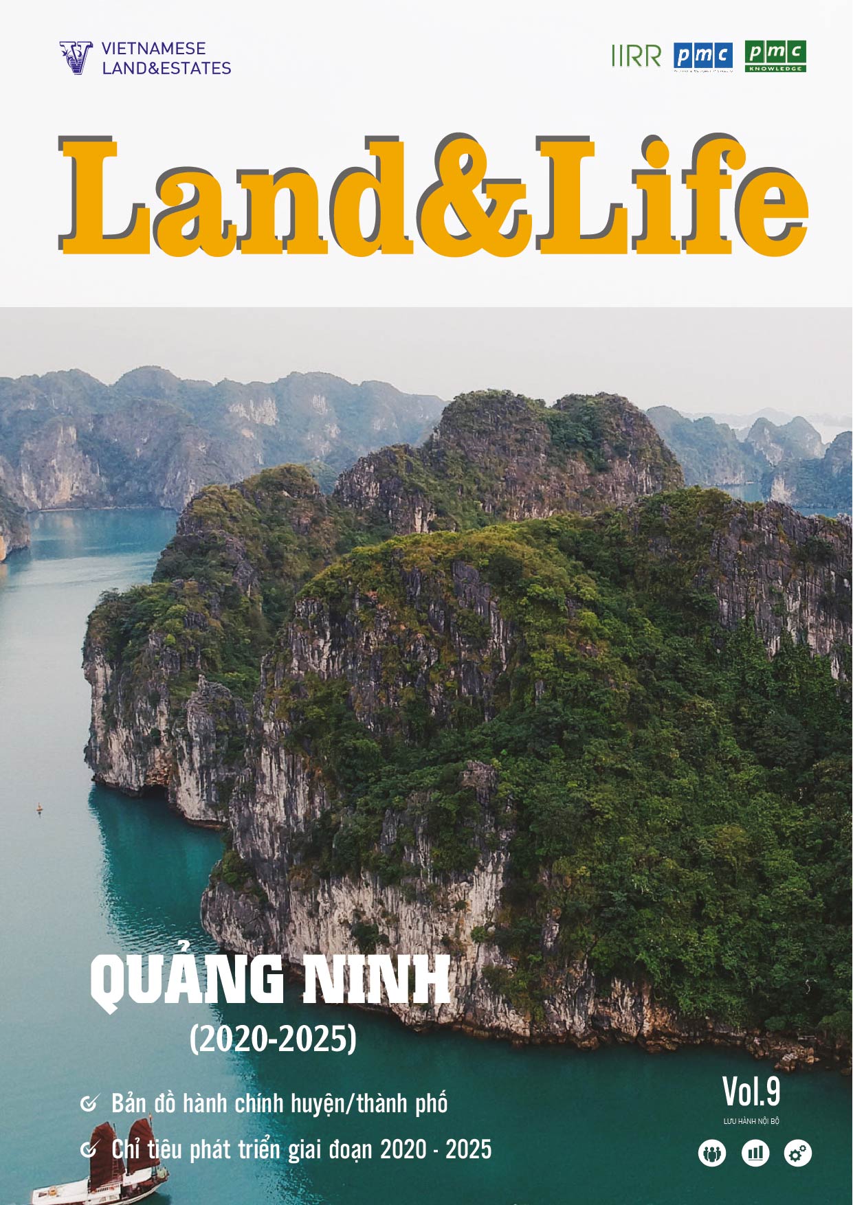 Land & Life Magazine | Vol.9 – Chủ đề: QUẢNG NINH – Bản đồ hành chính quận/huyện & chỉ tiêu KTXH