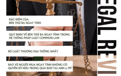 Tạp chí pháp luật IIRR | IIRR Legal Review | No.9 – Bên thứ ba ngay tình