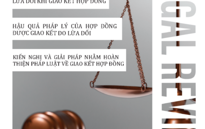 Tạp chí pháp luật IIRR | IIRR Legal Review | No.17 – Lừa dối khi giao kết hợp đồng